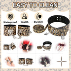 Luxury Leopard Print Bondage Kit - Tarisss Sex Toy Store