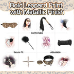 Luxury Leopard Print Bondage Kit - Tarisss Sex Toy Store