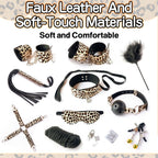 Luxury Leopard Print Bondage Kit - Tarisss Sex Toy Store