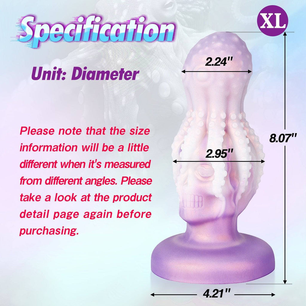 Madam Skull 8.07 Inch Fantasy Tentacle Anal Dildo - Tarisss Sex Toy Store