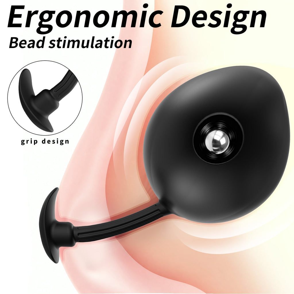 Magnetic Inflatable Anal Plug Premium Expandable Silicone Butt Plug with Hand Pump - Tarisss Sex Toy Store
