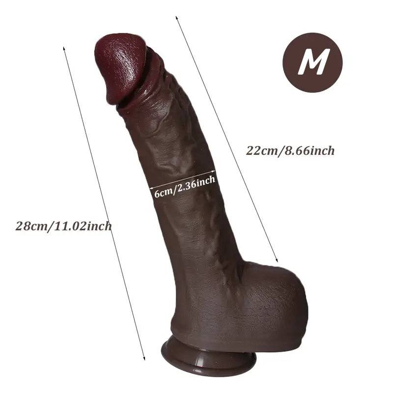 Magnum 12 Inch Huge Black Most Realistic Dildo - Tarisss Sex Toy Store
