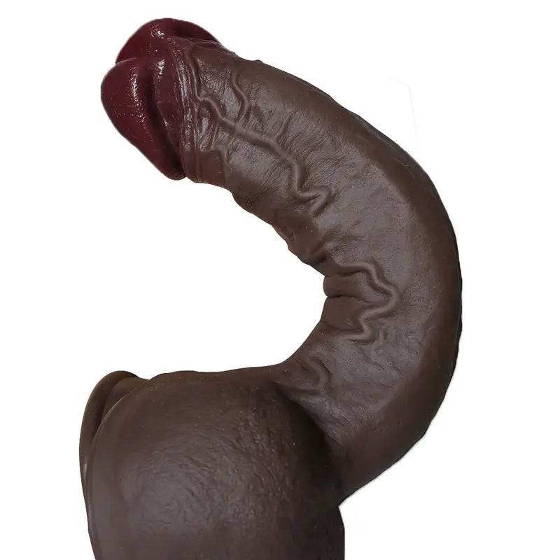 Magnum 12 Inch Huge Black Most Realistic Dildo - Tarisss Sex Toy Store