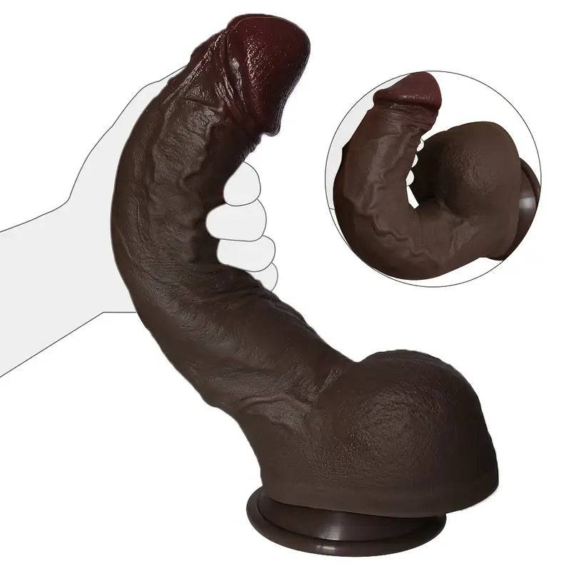 Magnum 12 Inch Huge Black Most Realistic Dildo - Tarisss Sex Toy Store
