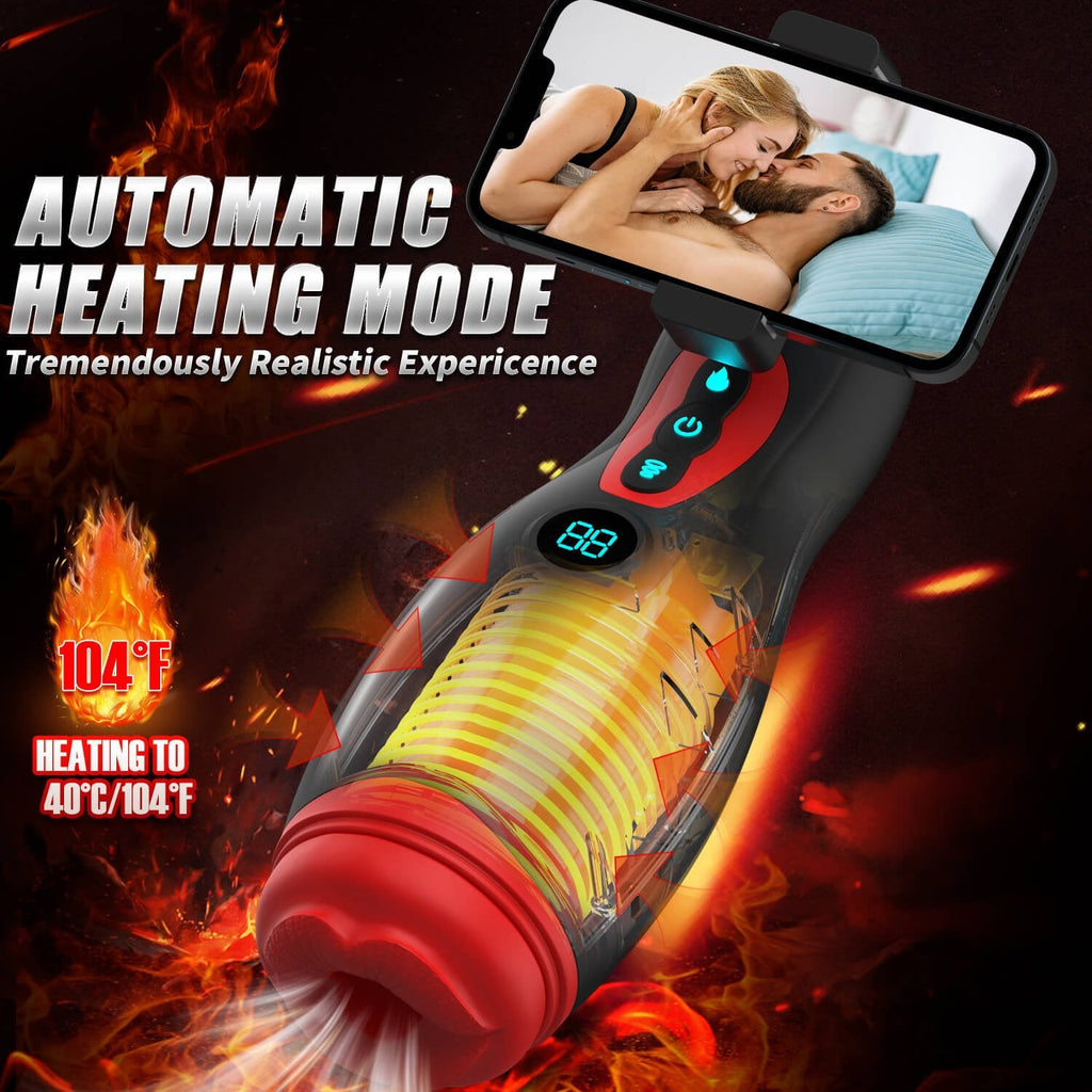 Male Masturbator with LCD Digital Display - Tarisss Sex Toy Store