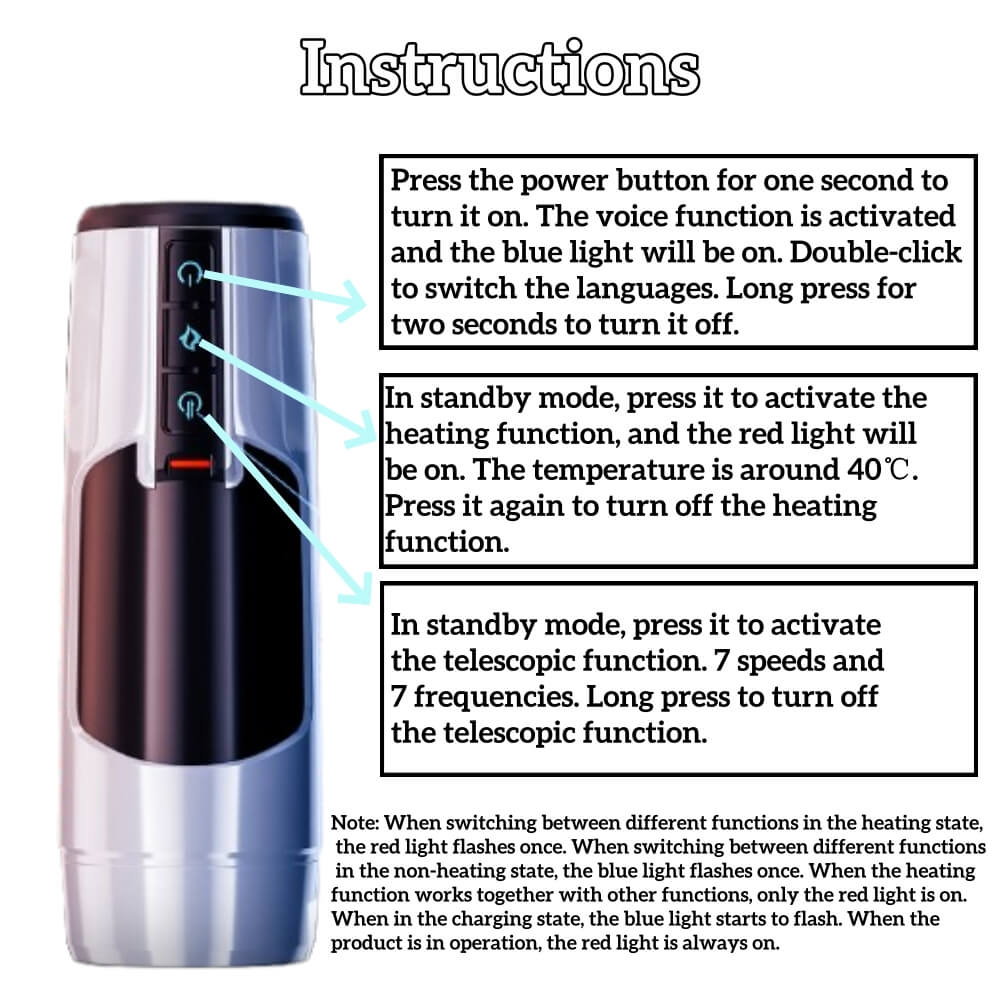 Male Masturbator with Voice Interaction - Tarisss Sex Toy Store
