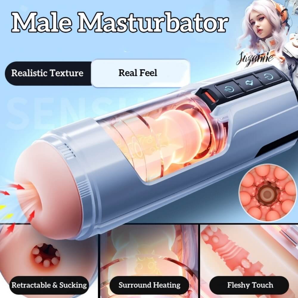 Male Masturbator with Voice Interaction - Tarisss Sex Toy Store