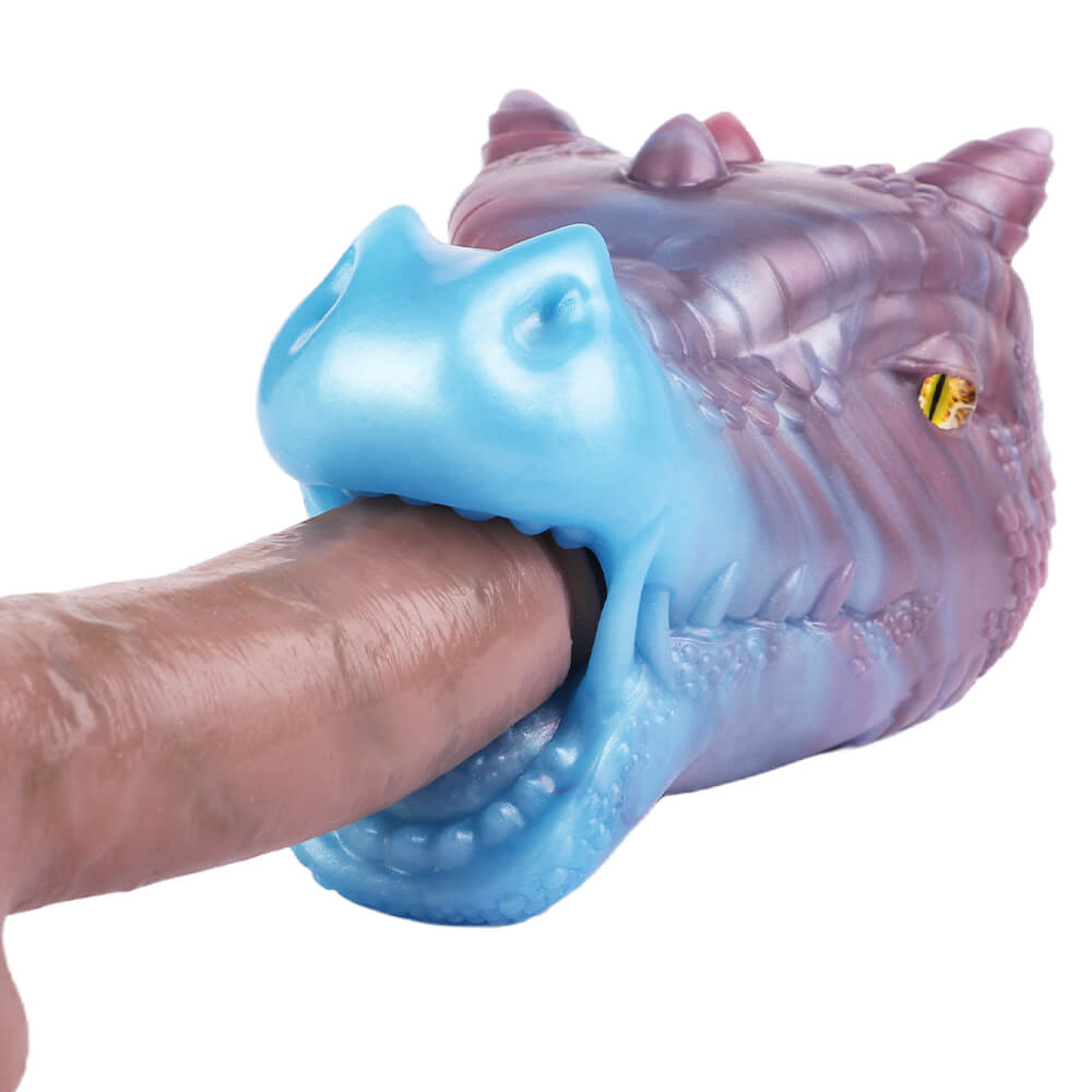 Male Silicone Fantasy Dragon Masturbator - Tarisss Sex Toy Store