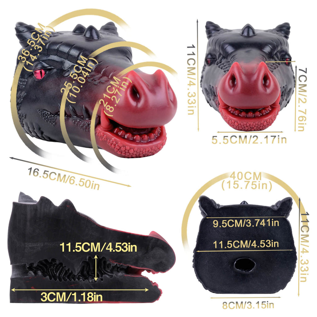 Male Silicone Fantasy Dragon Masturbator - Tarisss Sex Toy Store