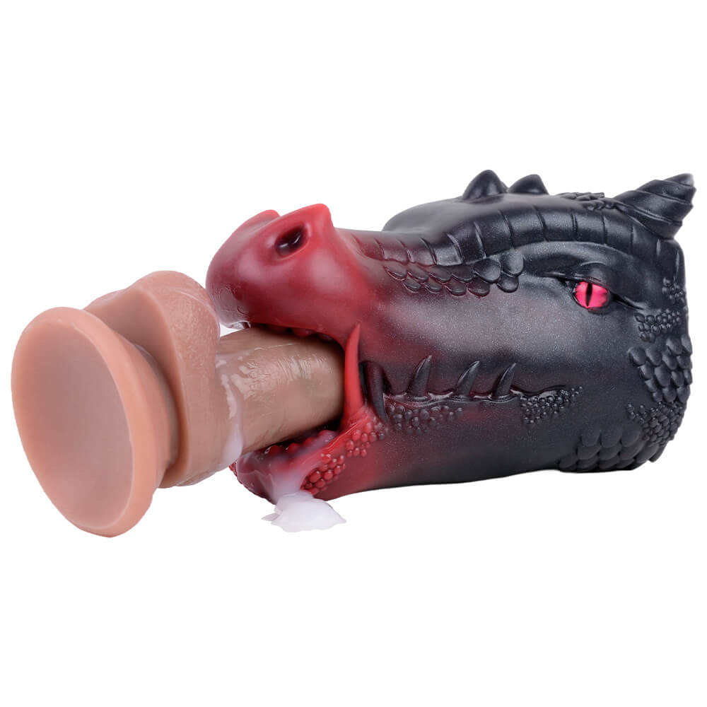 Male Silicone Fantasy Dragon Masturbator - Tarisss Sex Toy Store