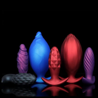 Eggg - Inflatable Silicone Anal Butt Plug with Air Pump