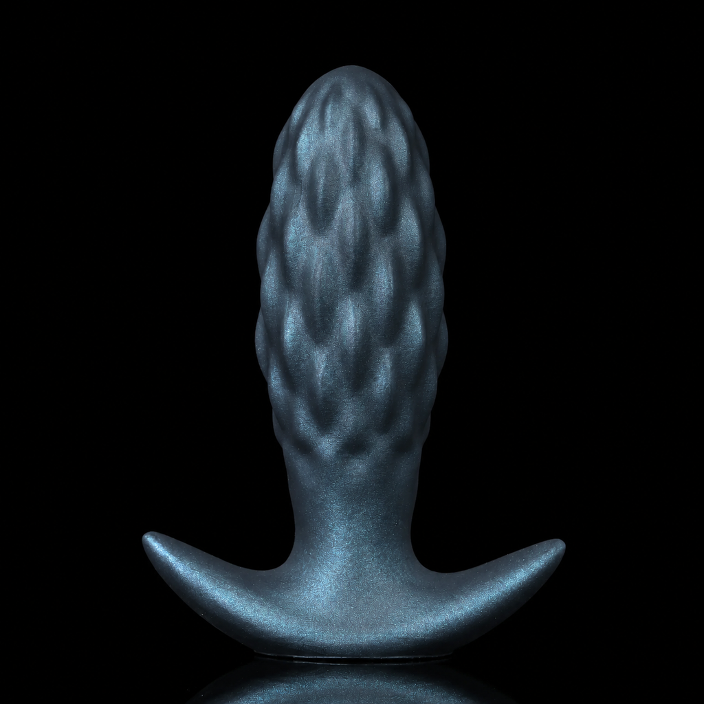 Eggg - Inflatable Silicone Anal Butt Plug with Air Pump