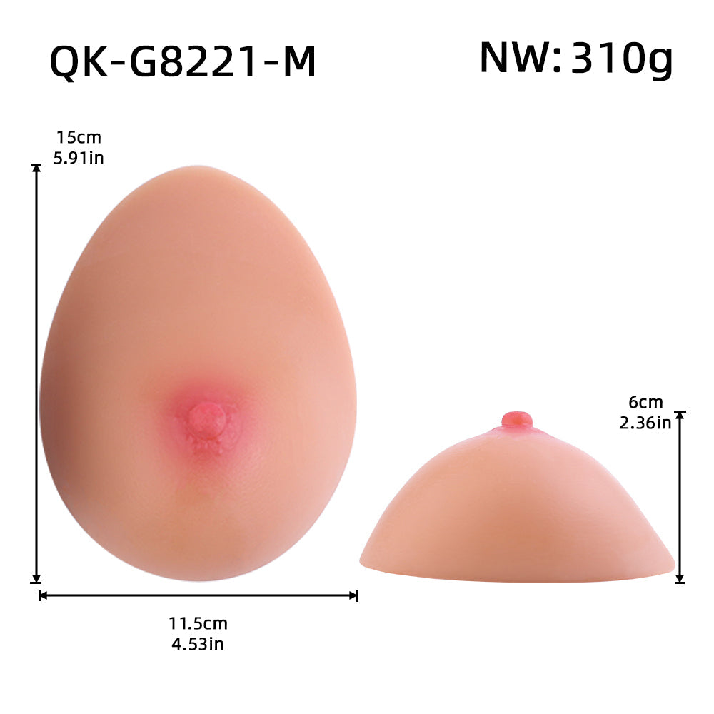 Realistic Silicone Breast Forms for Crossdressers & Femboys – Hand-Painted Liquid Silicone