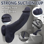 MAPARON 11 Inch Black Huge Realistic Dildo - Tarisss Sex Toy Store