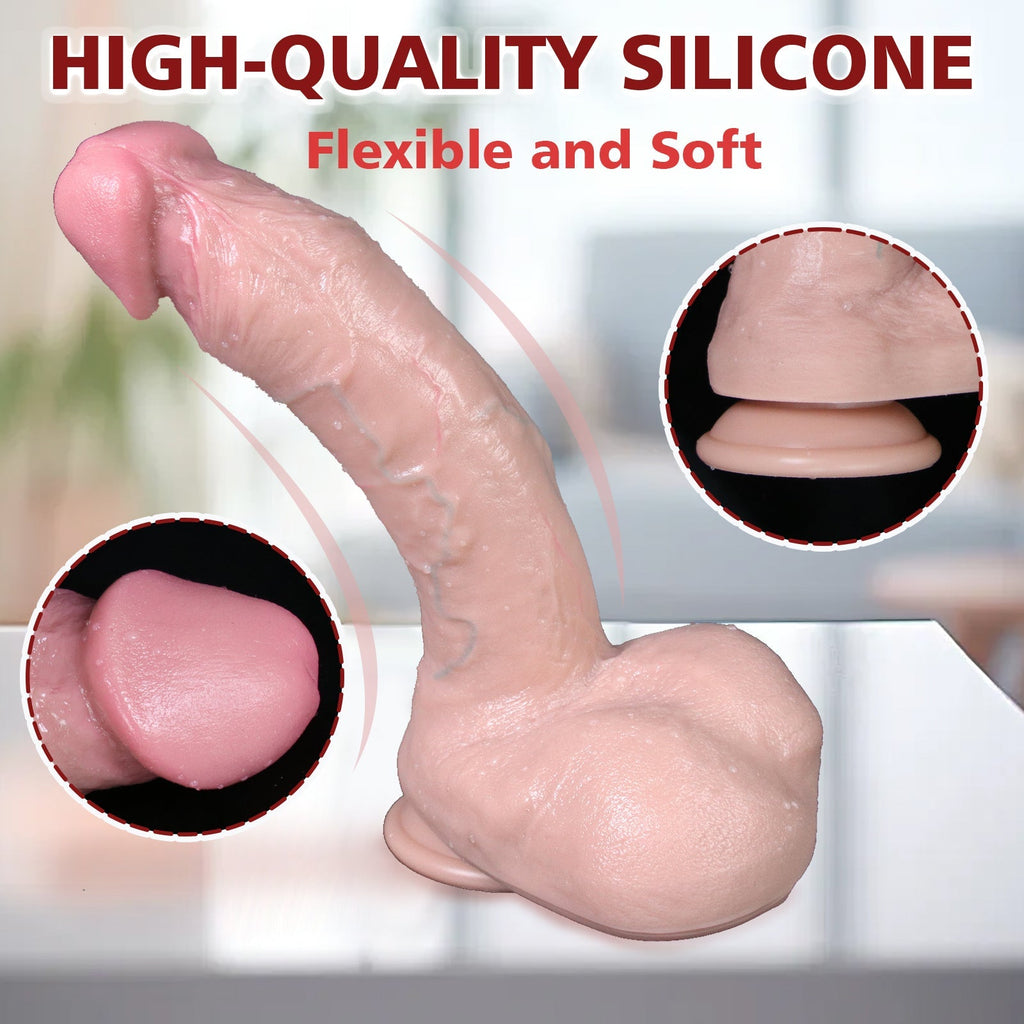 MAPARON 13 Inch Realistic Dildo with Balls - Tarisss Sex Toy Store