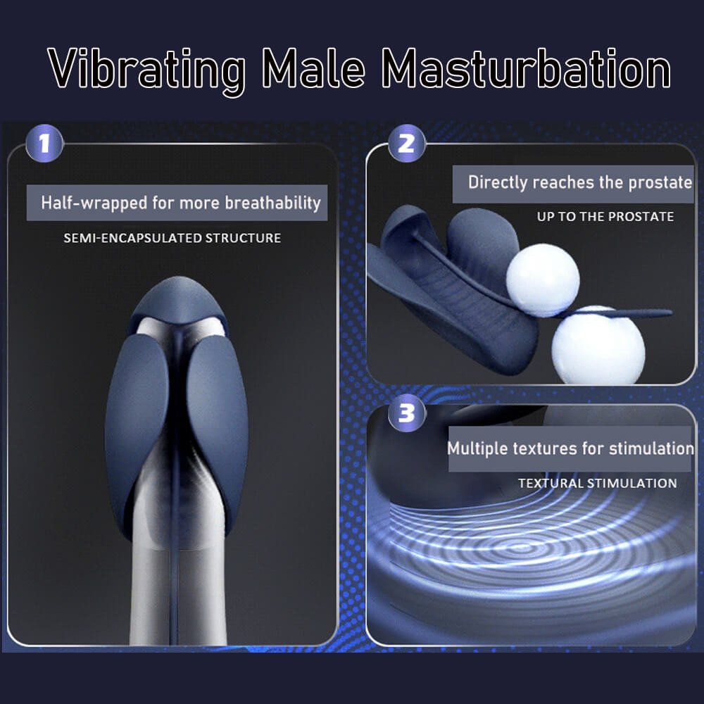 MAPARON 13 Inch Vibration Penis Trainer Penis Plug - Tarisss Sex Toy Store