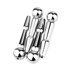 MAPARON 2 Inch Small Stainless Steel Urethral Hollow Penis Plug - Tarisss Sex Toy Store