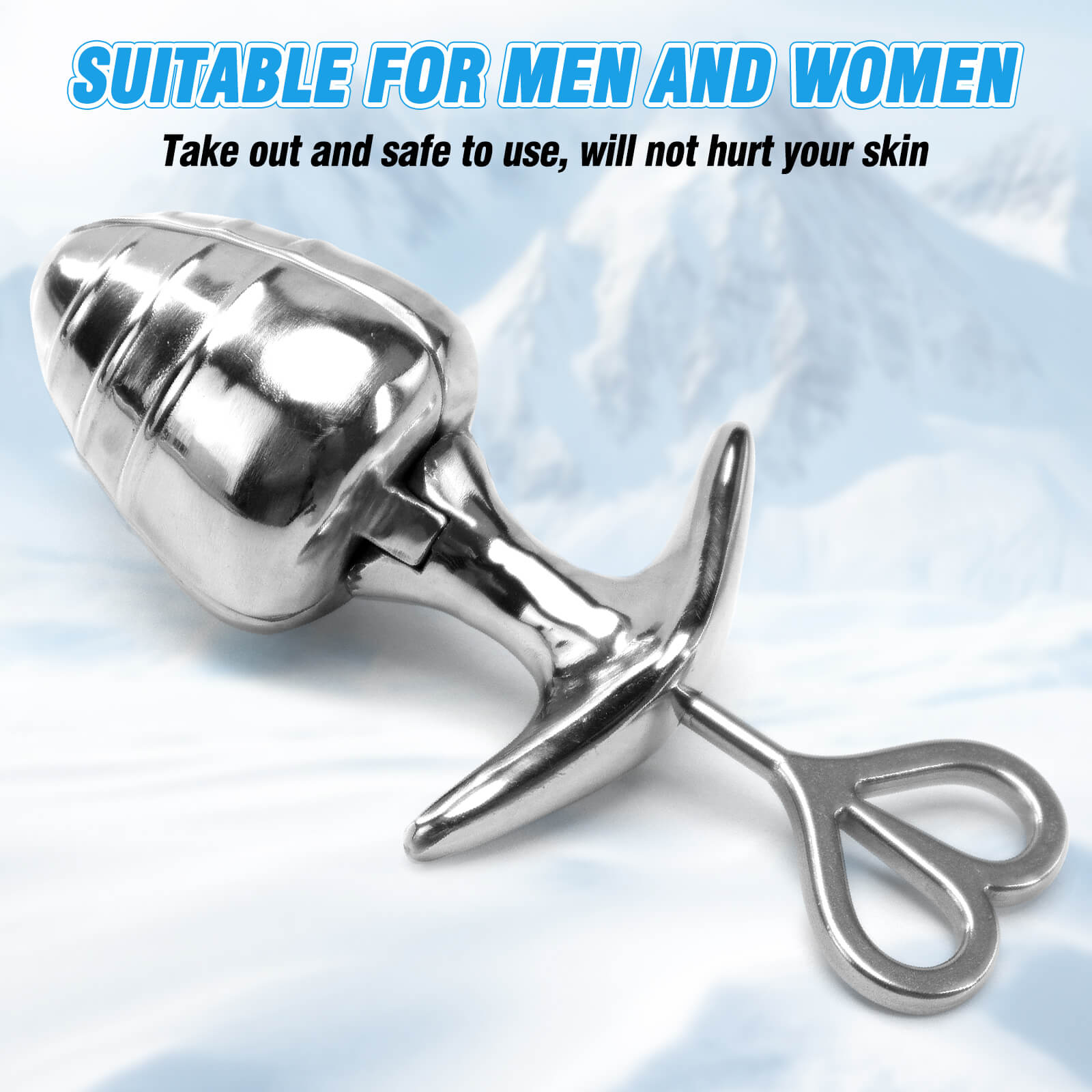 MAPARON 3 Inch Small Anal Training Metal Butt Plug - Tarisss Sex Toy Store