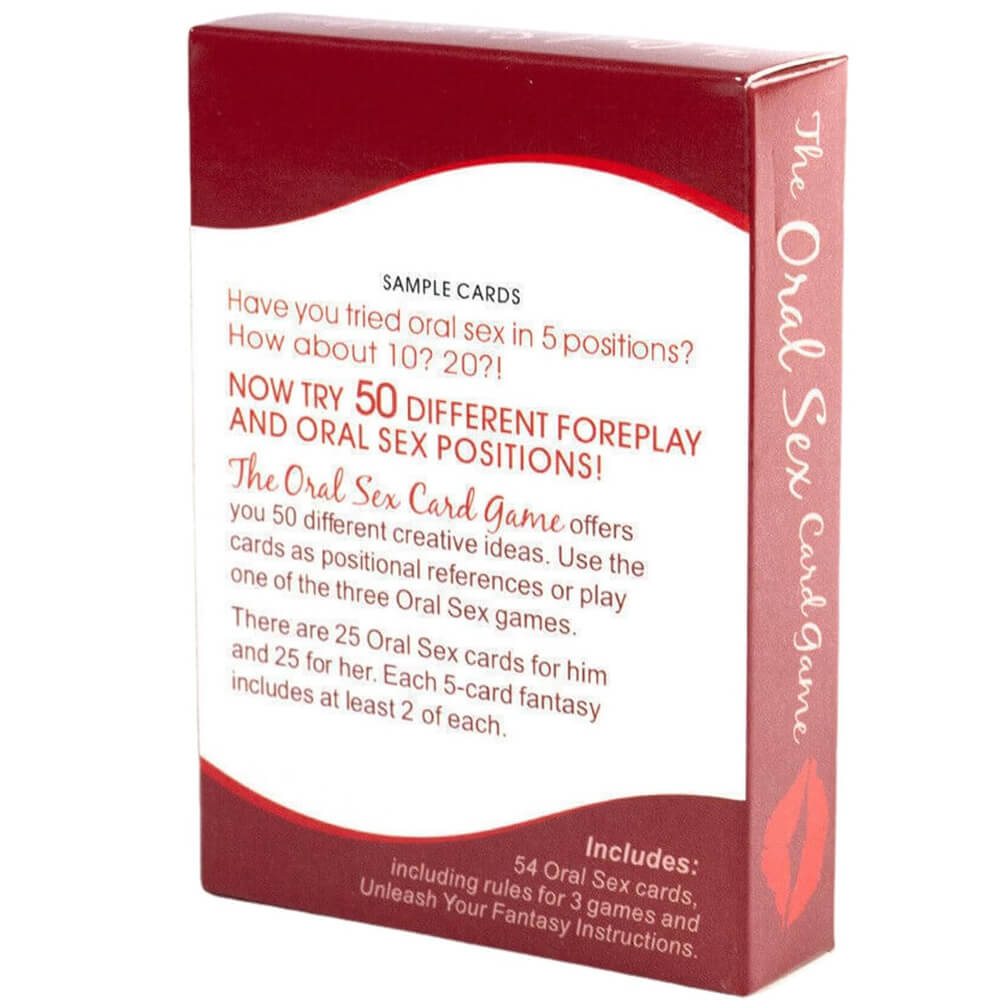 MAPARON 50 Oral Sex Cards Game Sexual Position Poker for Couples - Tarisss Sex Toy Store