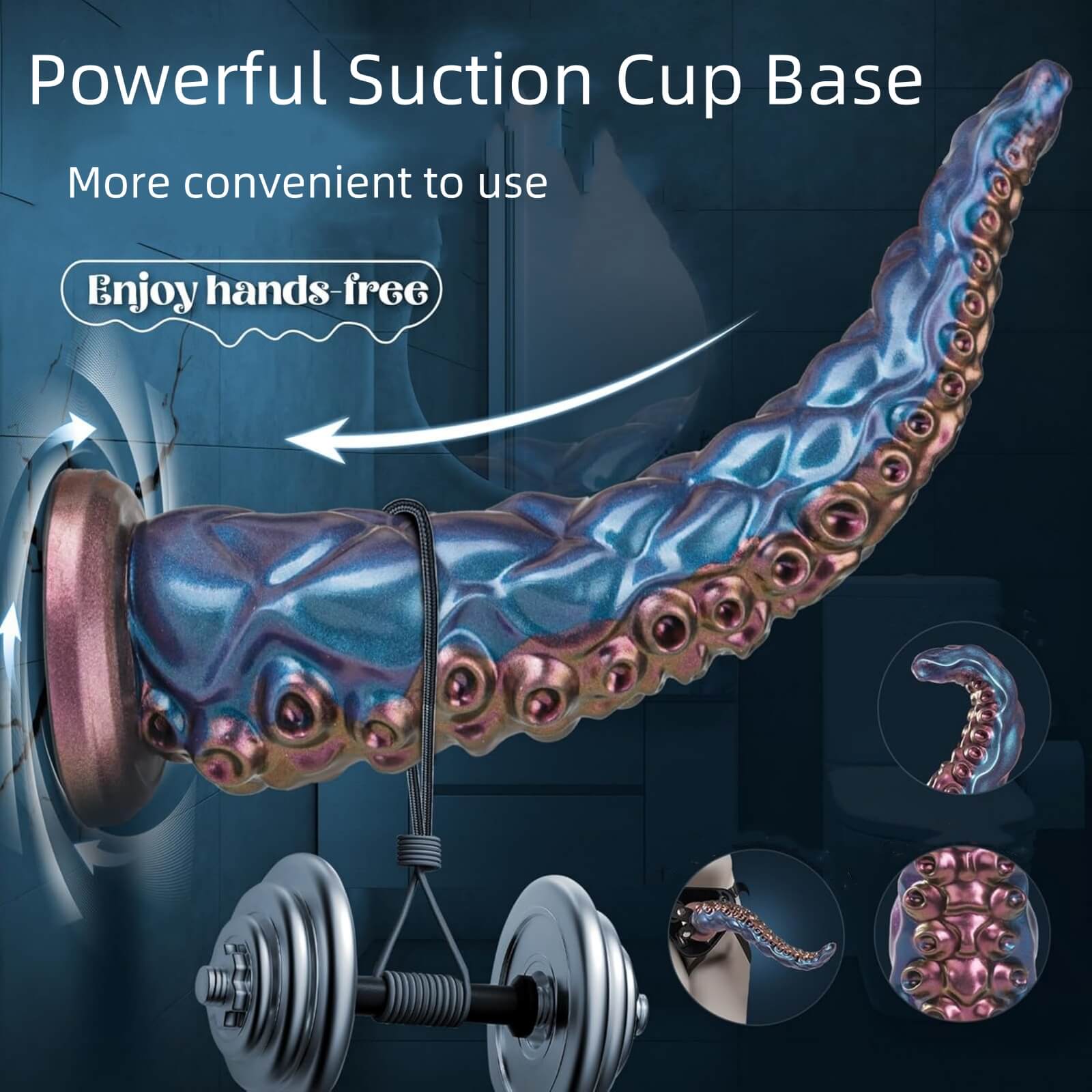 MAPARON Abyss 14 Inch Remote Control Fantasy Tentacle Vibrating Dildo - Tarisss Sex Toy Store