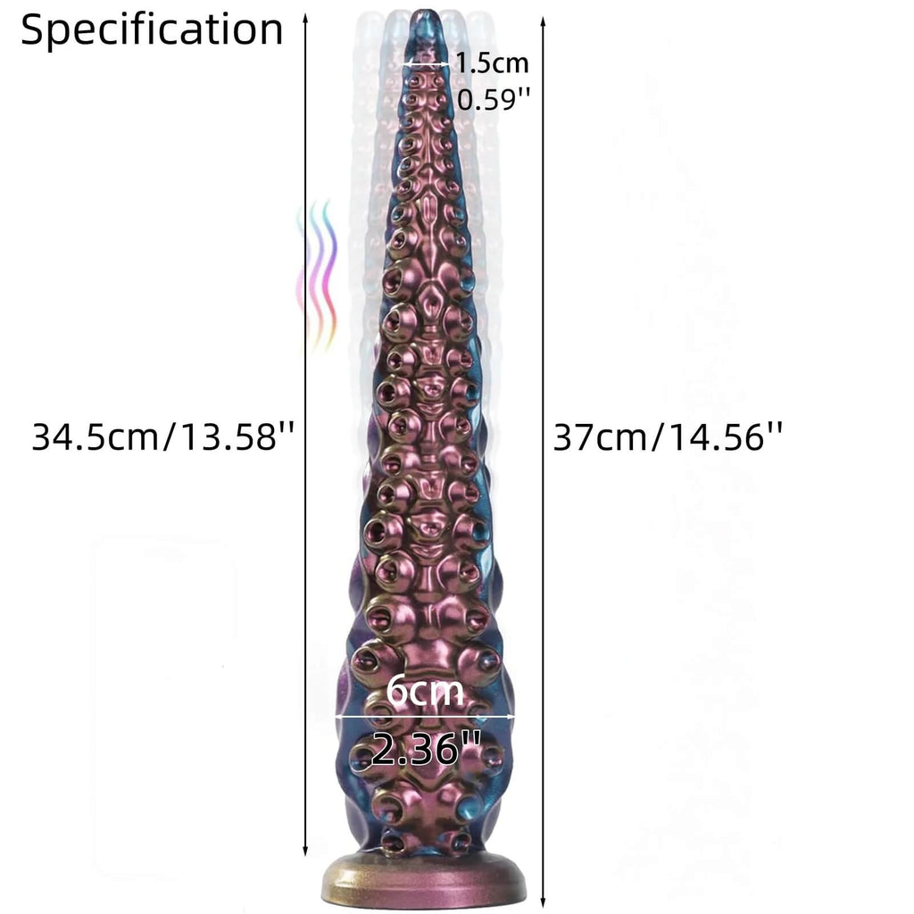 MAPARON Abyss 14 Inch Remote Control Fantasy Tentacle Vibrating Dildo - Tarisss Sex Toy Store