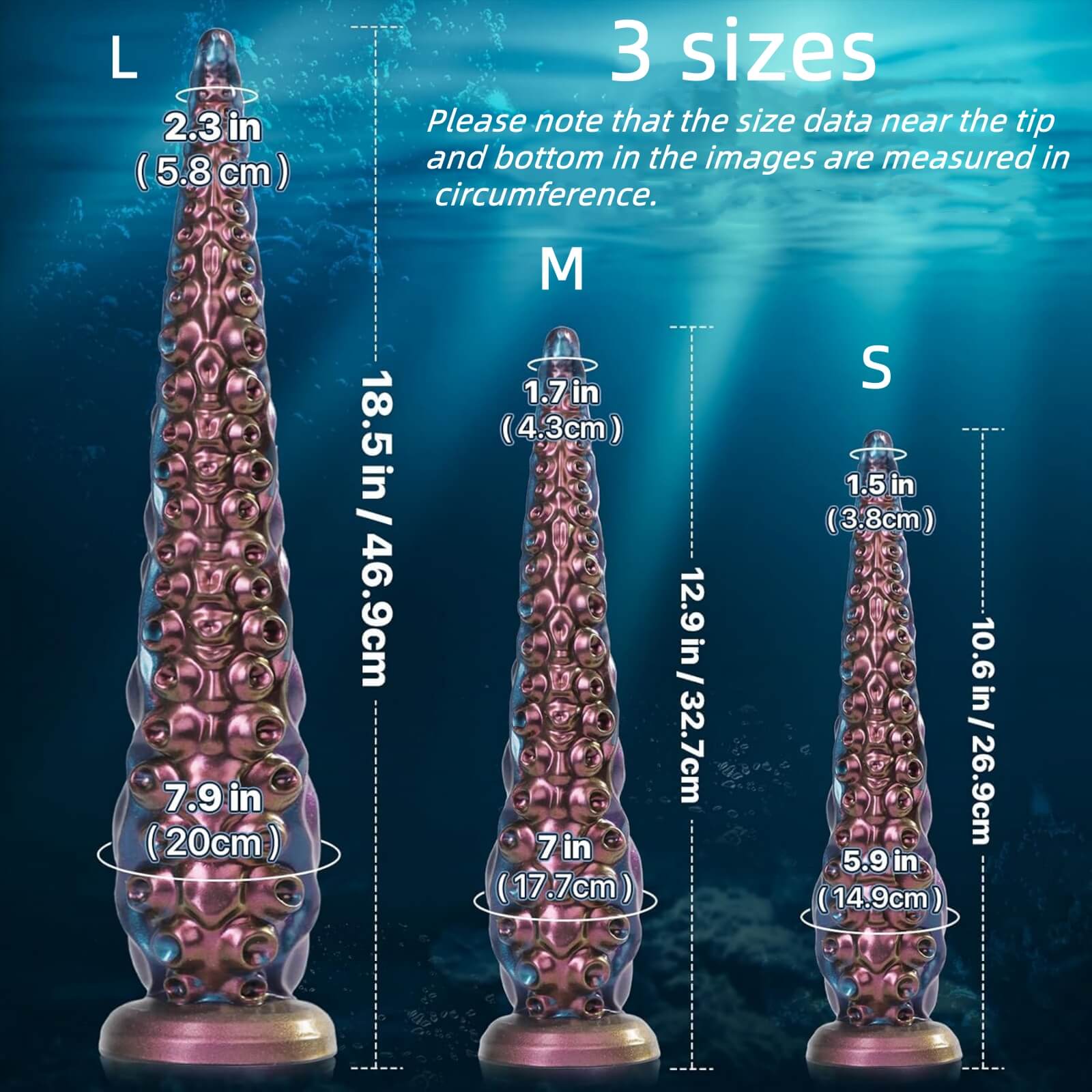 MAPARON Abyss 18 Inch Fantasy Long Tentacle Dildo - Tarisss Sex Toy Store