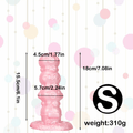 MAPARON Anal Dildo Silicone Fantasy Dildos with Strong Suction Cup Base - Tarisss Sex Toy Store