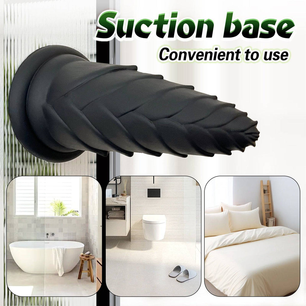 MAPARON Bamboo Shoot 8 inch Big Black Thick Dildo - Tarisss Sex Toy Store
