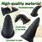 MAPARON Bamboo Shoot 8 inch Big Black Thick Dildo - Tarisss Sex Toy Store