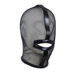 MAPARON Mesh Head Hood Masks Leather Adult Cosplay BDSM Bondage - Tarisss Sex Toy Store