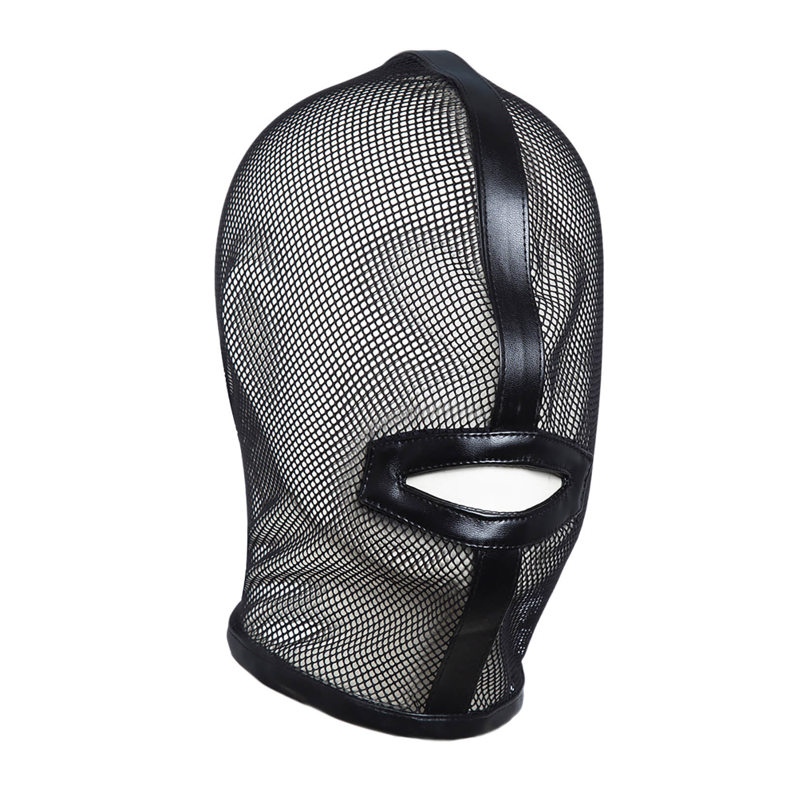 MAPARON Mesh Head Hood Masks Leather Adult Cosplay BDSM Bondage - Tarisss Sex Toy Store