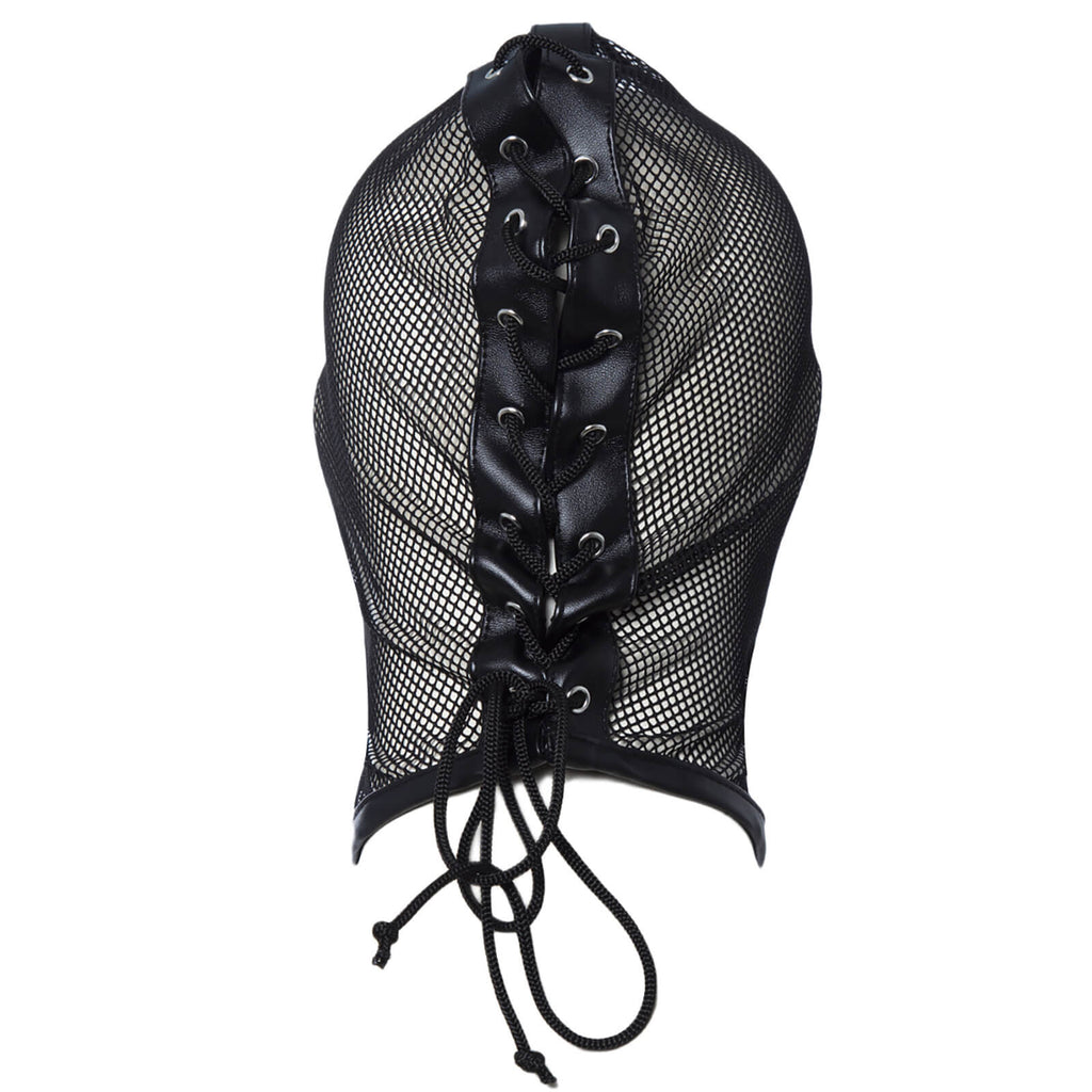 MAPARON Mesh Head Hood Masks Leather Adult Cosplay BDSM Bondage - Tarisss Sex Toy Store