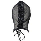 MAPARON Mesh Head Hood Masks Leather Adult Cosplay BDSM Bondage - Tarisss Sex Toy Store
