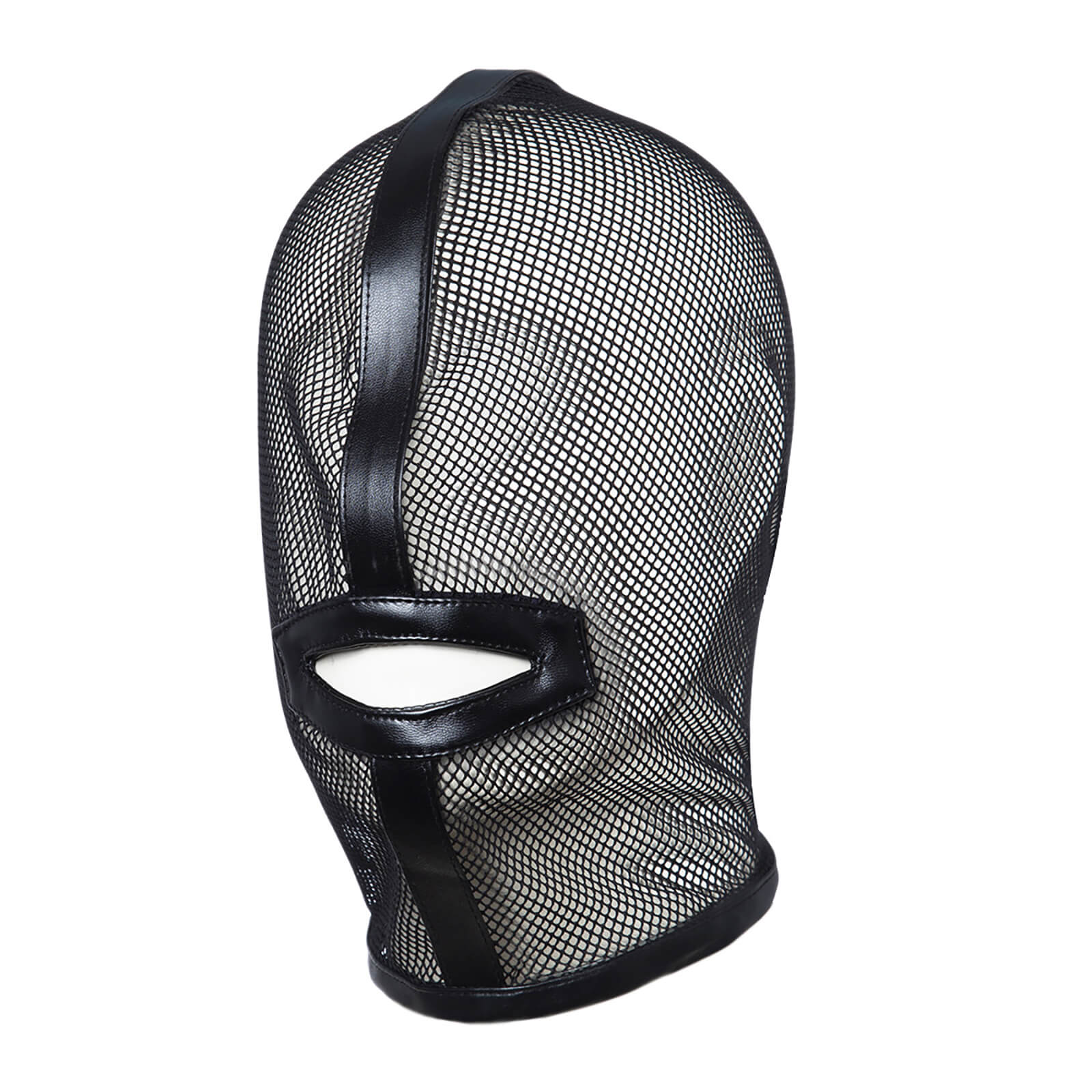 MAPARON Mesh Head Hood Masks Leather Adult Cosplay BDSM Bondage - Tarisss Sex Toy Store
