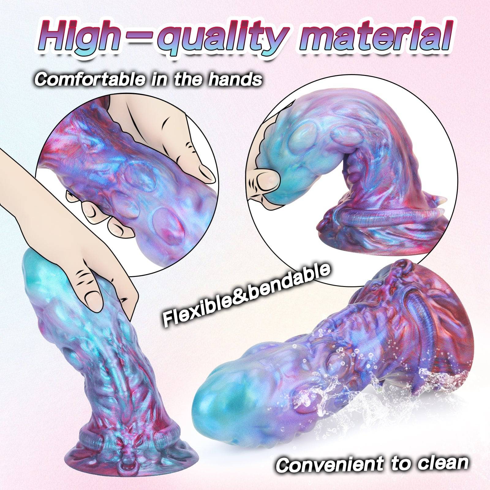 MAPARON Minotaur 9 Inch Alien Fantasy Bull Dildo - Tarisss Sex Toy Store