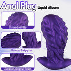 MAPARON Purple Badass 7 inch Huge Thick Silicone Butt Plug - Tarisss Sex Toy Store
