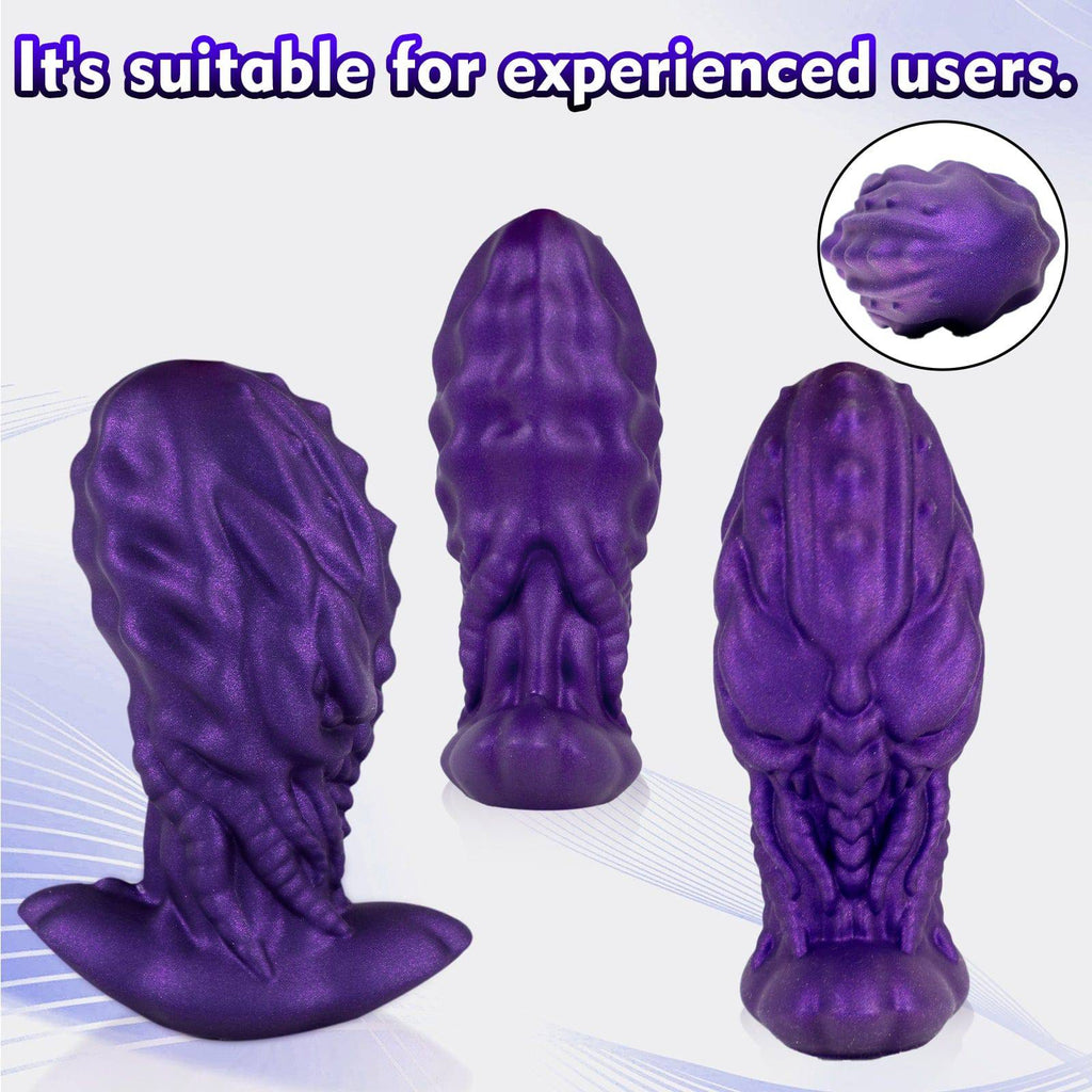 MAPARON Purple Badass 7 inch Huge Thick Silicone Butt Plug - Tarisss Sex Toy Store