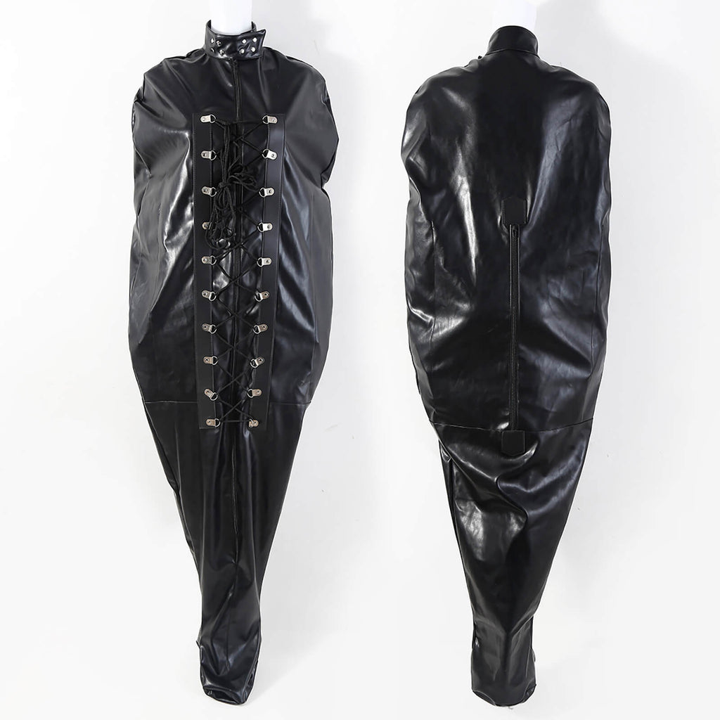 MAPARON Sexy Bondage Bag Adults Flirting Toys Leather Sleeping Sack - Tarisss Sex Toy Store