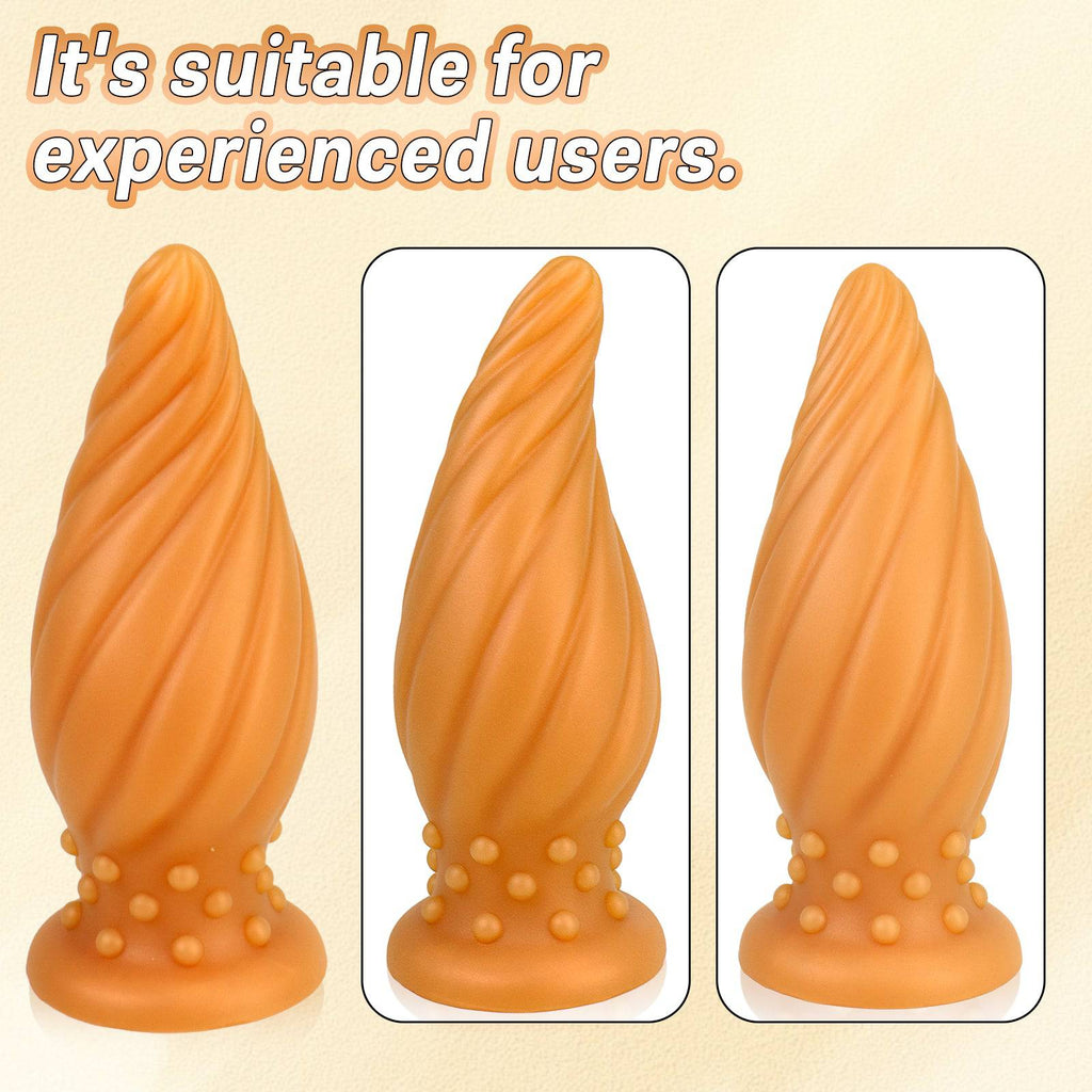 MAPARON Spiral Awl 8 Inch Butt Plug Dildo - Tarisss Sex Toy Store