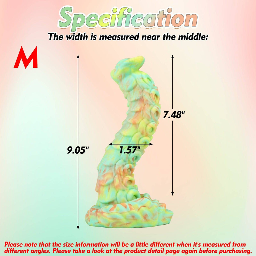 MAPARON Viper 10 Inch Fantasy Anal Snake Dildo - Tarisss Sex Toy Store