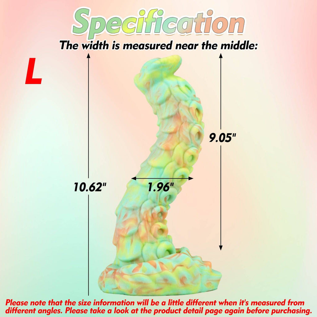 MAPARON Viper 10 Inch Fantasy Anal Snake Dildo - Tarisss Sex Toy Store