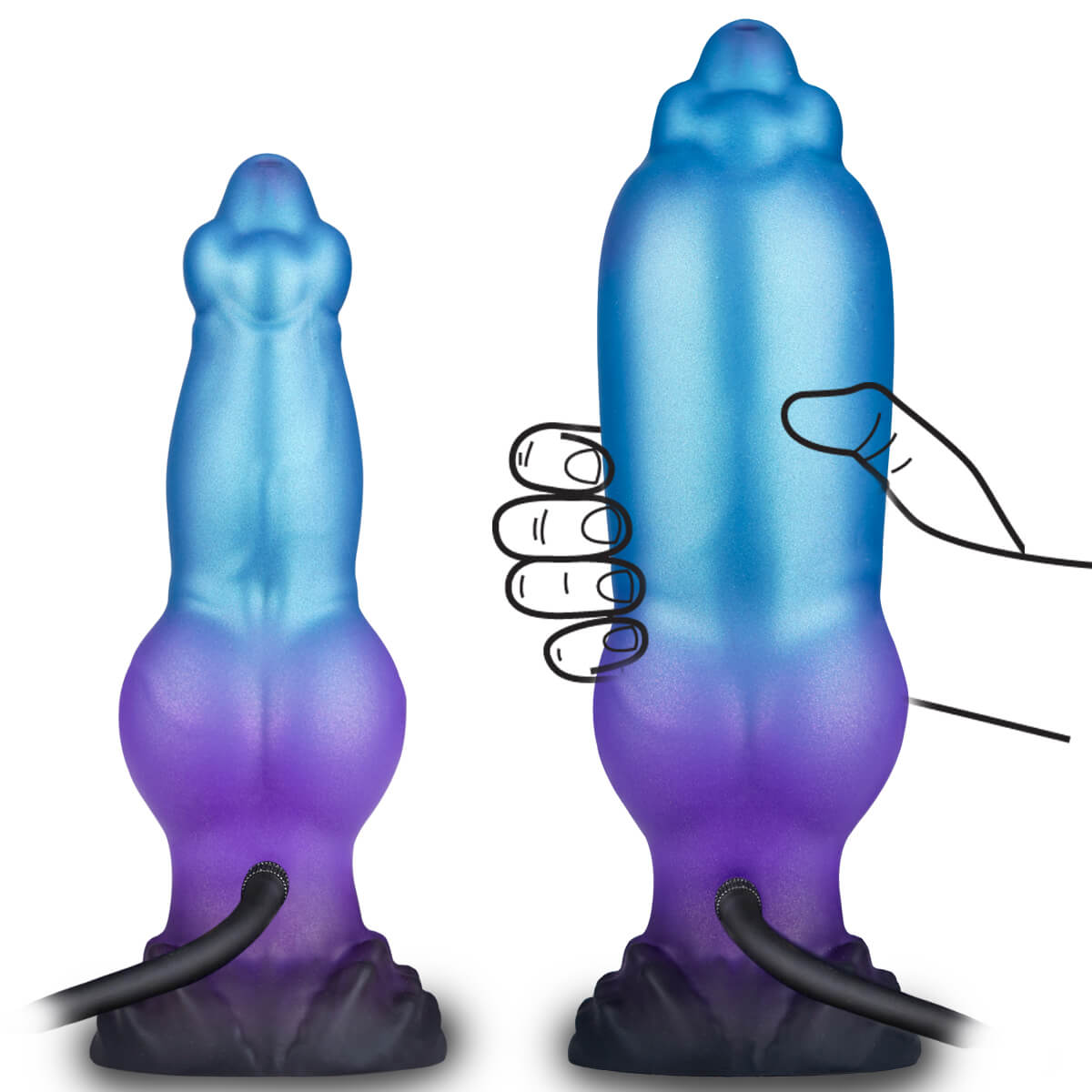 Marlin 8 Inch Inflatable Dildo - Tarisss Sex Toy Store