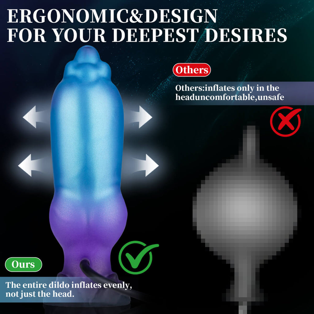 Marlin 8 Inch Inflatable Dildo - Tarisss Sex Toy Store
