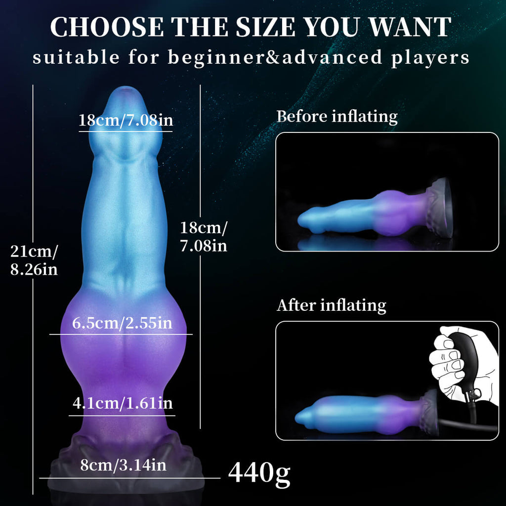 Marlin 8 Inch Inflatable Dildo - Tarisss Sex Toy Store