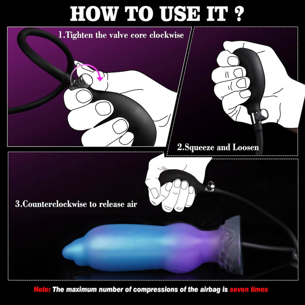 Marlin 8 Inch Inflatable Dildo - Tarisss Sex Toy Store
