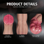 Massive Fantasy Beast Dildo, Lifelike Muscle Textured Tentacle Phallus with Strong Suction Cup - Tarisss Sex Toy Store