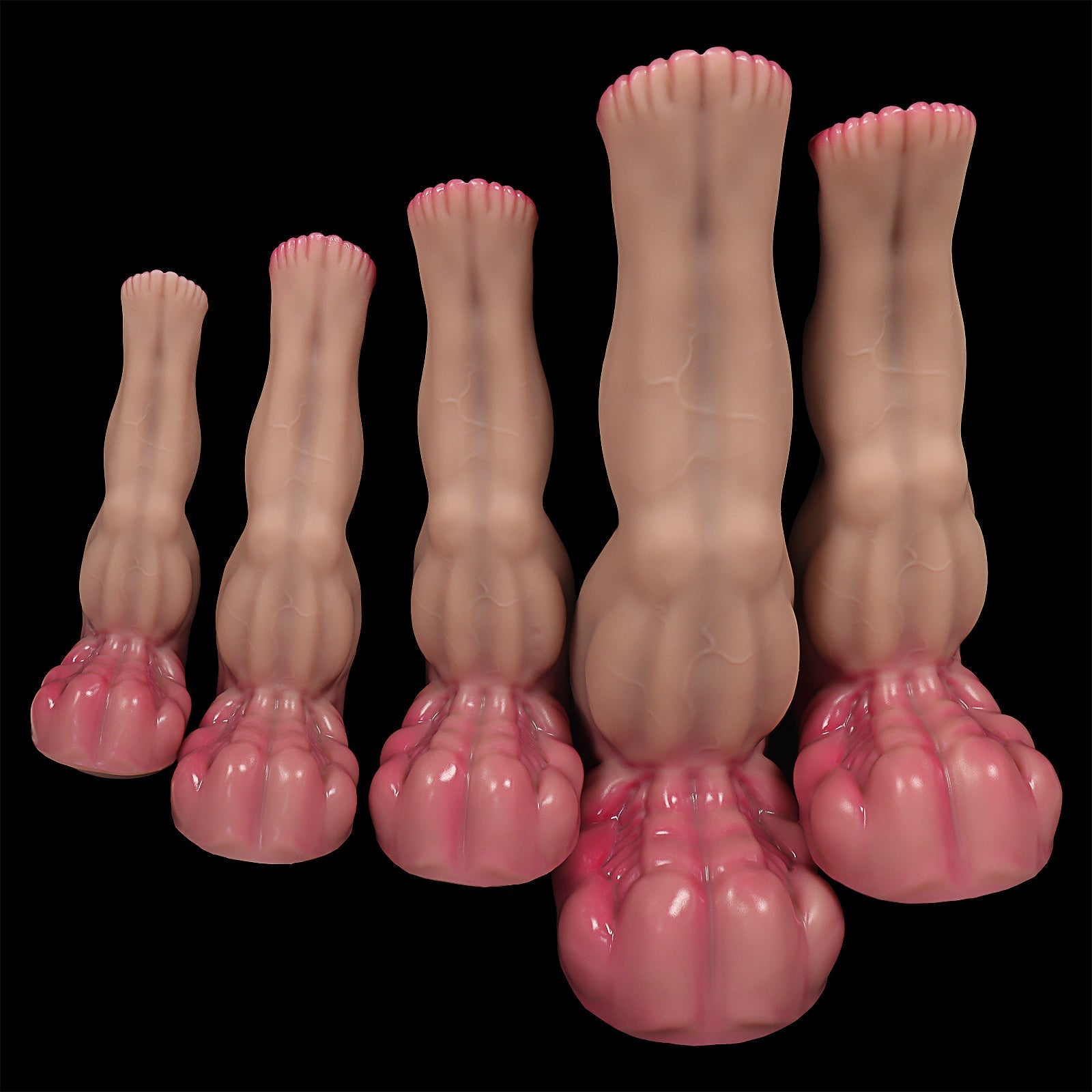 Massive Fantasy Beast Dildo, Lifelike Muscle Textured Tentacle Phallus with Strong Suction Cup - Tarisss Sex Toy Store