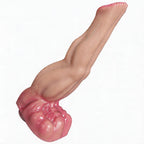 Massive Fantasy Beast Dildo, Lifelike Muscle Textured Tentacle Phallus with Strong Suction Cup - Tarisss Sex Toy Store
