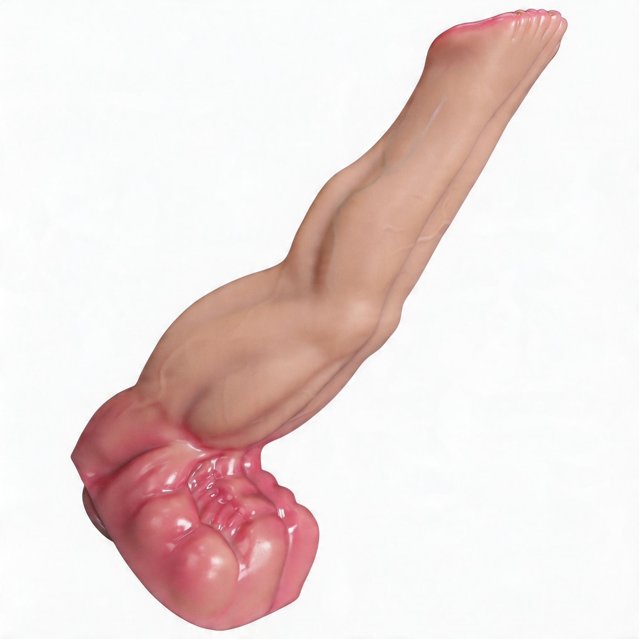 Massive Fantasy Beast Dildo, Lifelike Muscle Textured Tentacle Phallus with Strong Suction Cup - Tarisss Sex Toy Store