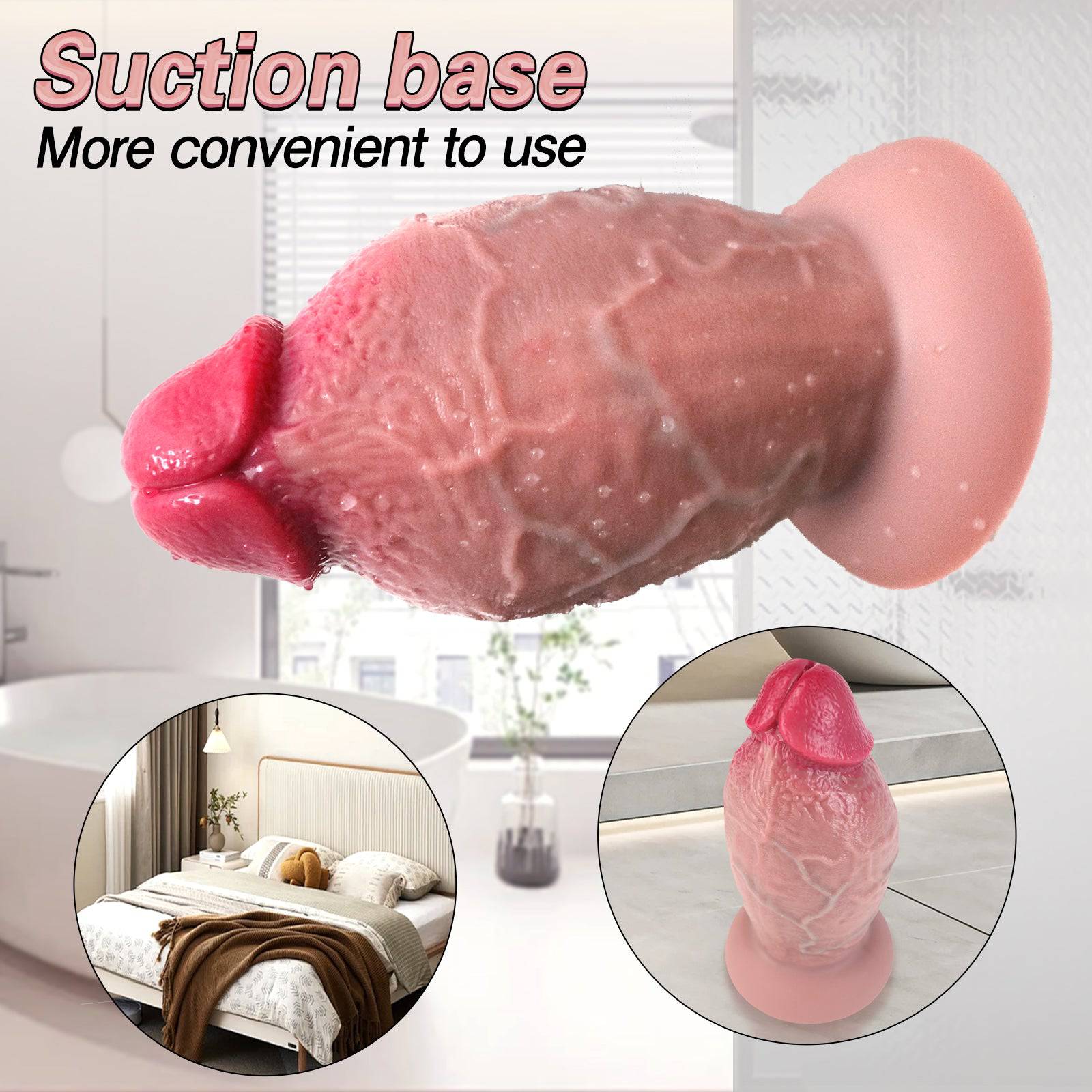 Meat King 8 Inch Extra Thick Huge Realistic Dildo - Tarisss Sex Toy Store